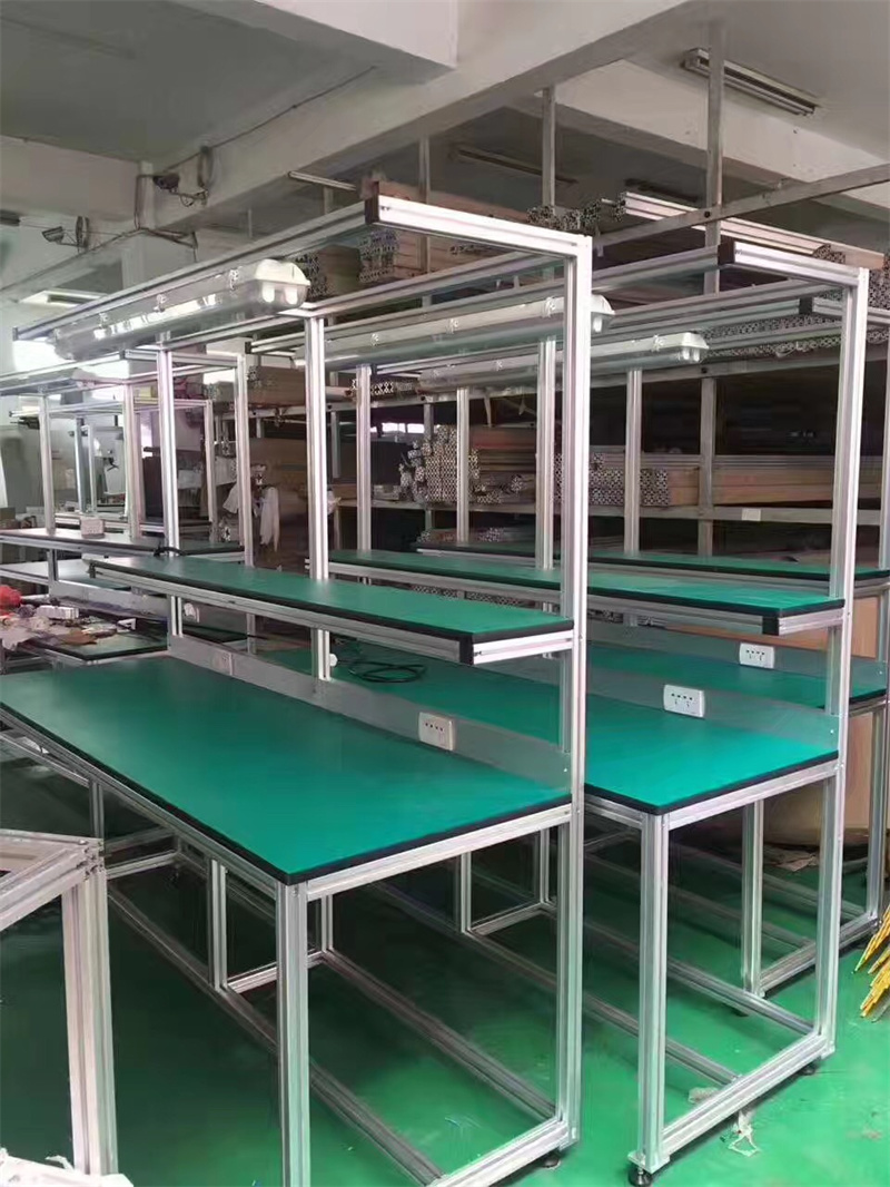 6060L欧标双槽60*60桃子视频官网更新在线观看流水线工作台